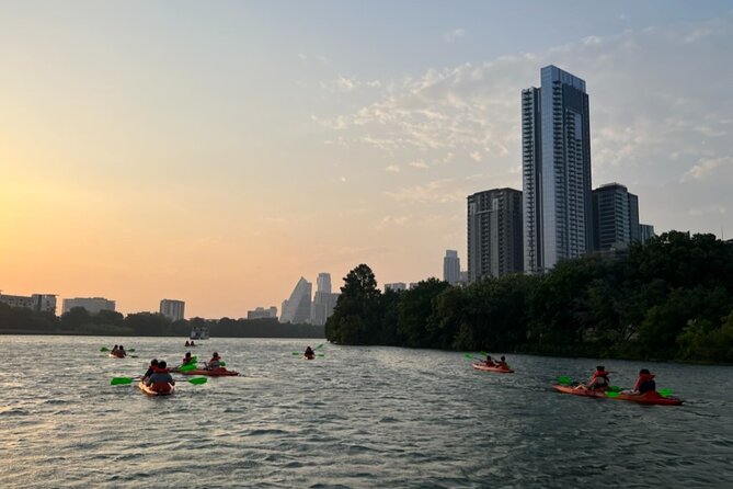Downtown Austin Sunset Kayak Tour with 1.5 Million Bats - Taking in the Sunset and City Skyline