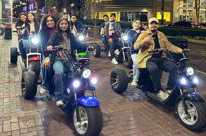 DownTown Houston Premium Trike 2 Seater Self Guided Tour - Late-Night Riding and Urban Exploration
