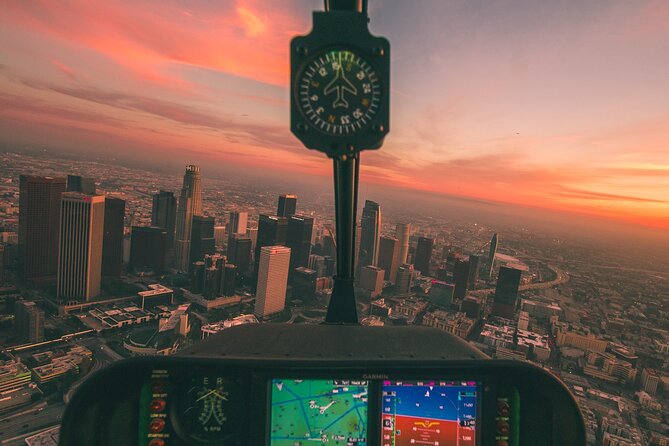 Downtown LA Lights: Your Private Sunset and Night Helicopter Tour - Sunset and Night Views: Captivating City Lights
