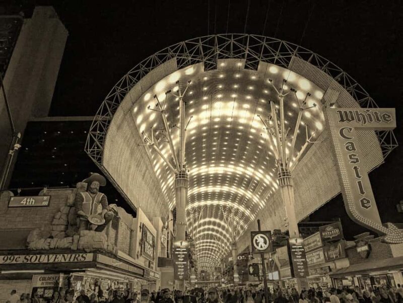 Downtown Las Vegas - True Crime Walking Tour - The Modern Downtown Container Park and Union Crime Stories