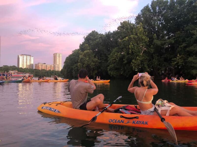 Downtown Sunset Tandem Kayak with 1.5M Bats - Pricing, Flexibility, and Cancellation Policy