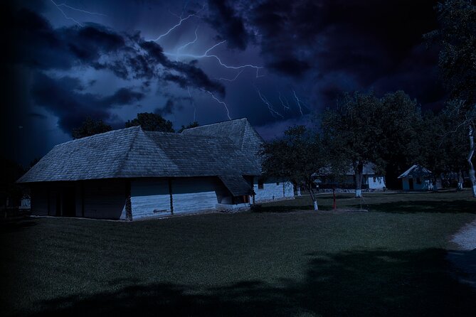 Draculas Tour Vampires, Ghosts and Haunted Places in Bran - The Shadow of the Cursed Werewolf at the Former Hospital