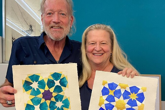 Drawing and Painting Class of Alhambra in Granada - The Guides: Kate and Mark’s Teaching Style