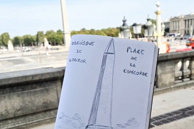 Drawing workshop/creative notebook & cultural walk in the Tuileries - What Makes This Tour Unique in Paris