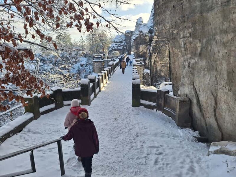 Dresden: Bastei Bridge & Bohemian Switzerland Day Trip - Visiting the Tisa Rock Labyrinth and Narnia Filming Location