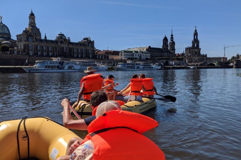 Dresden: Bootstour im Schlauchboot durch die Altstadt - Views of Dresden’s Old Town and Key Landmarks