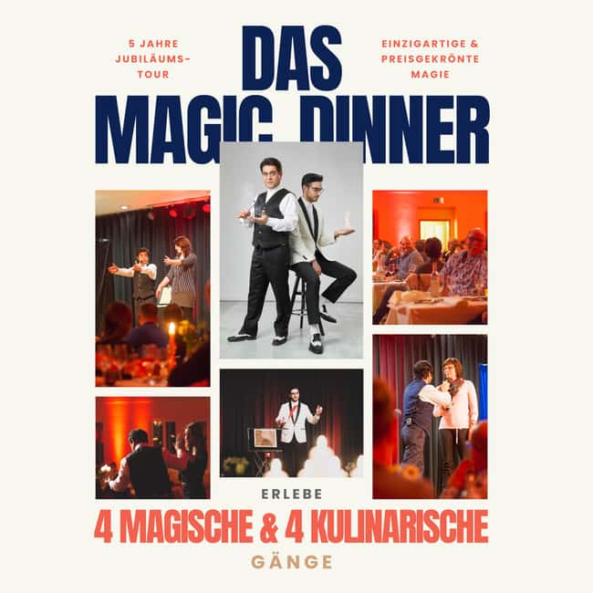 Dresden: The Magic Dinner | 3 culinary & 4 magical courses - The 4-Course Menu with Vegetarian and Vegan Options