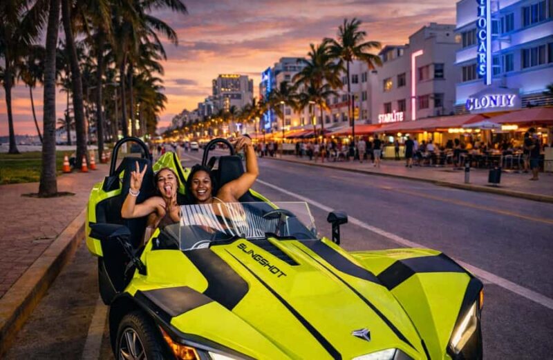Drive a Slingshot in Miami  From 1 to 24 Hour Rentals - Key Points