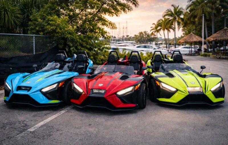 Drive a Slingshot in Miami  From 1 to 24 Hour Rentals - Fully Street-Legal, Automatic Slingshots for Miami Streets