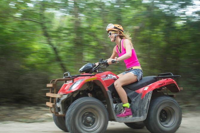 Drive An Atv, Live The Experience Of Ziplining And Swim On A Real Cenote - Ziplining Over the Jungle Canopy