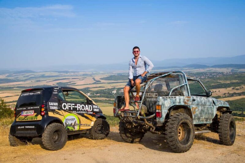 Drive an off-road jeep Daihatsu or Smart for Two - Exploring the Hills of Veliko Tarnovo and Arbanassi