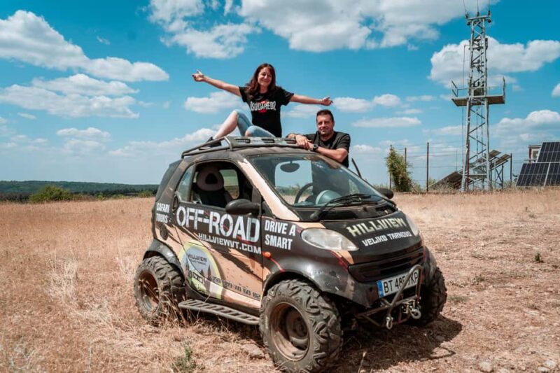 Drive an off-road jeep Daihatsu or Smart for Two - Who Will Appreciate This Tour Most?