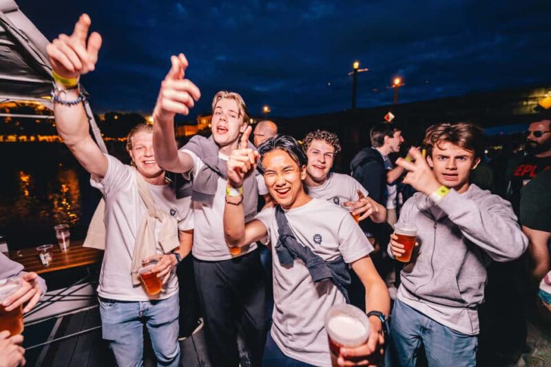 Drunken Monkey Prague Boat Party: Open Bar, DJ & Best Club - The Live DJ and Party Atmosphere Onboard