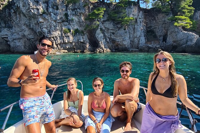 Dubrovnik Blue Cave, Green Caves, Sandy Beach, Old Town Panorama - Scenic Old Town Panorama from the Water