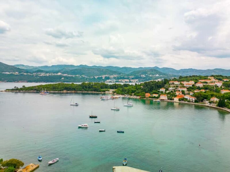 Dubrovnik/Cavtat: Blue Cave & Elaphiti with Food/Drinks - Relaxing on Lopud Island for 2.5 Hours