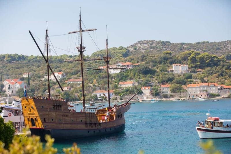 Dubrovnik: Elaphiti Island Luxury Pirate Ship Cruise - Meeting Point and Departure Logistics