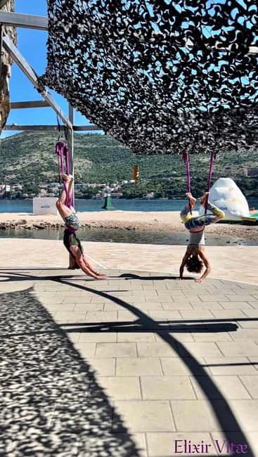 Dubrovnik: Private Aerial Fitness Class on the Beach - The Content of the Aerial Fitness Class