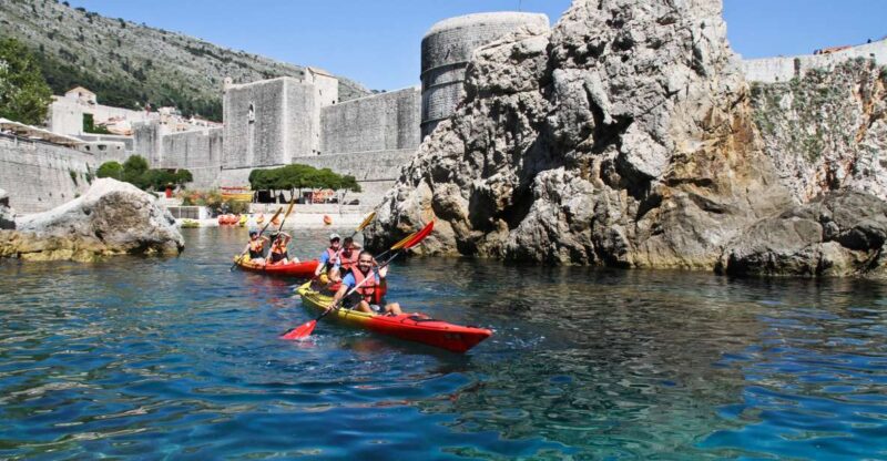 Dubrovnik: Sea Kayaking Tour - The Route: Pile Bay to Lokrum and Betina Cave