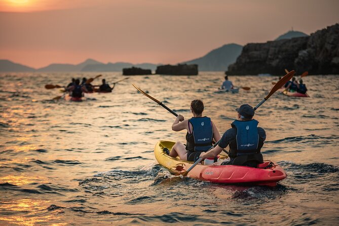 Dubrovnik: Sunset Kayak & Snorkel Tour with Wine & Water - Exploring Kolorina Bay and the Initial Briefing