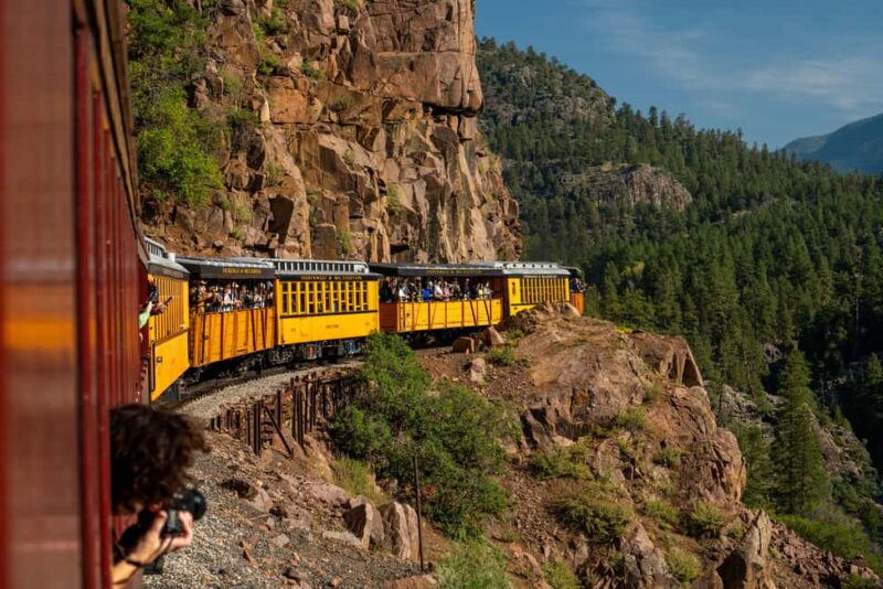 Durango: Round-Trip Train Ticket to Silverton - The Luxurious Comfort of the Red "Tall Timber" Train Car