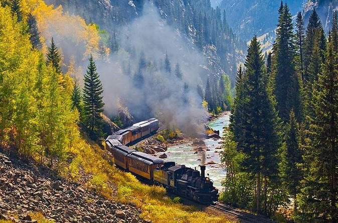 Durango Train and Silverton Jeep Tour Package - The Train Ride Through the Animas River Canyon