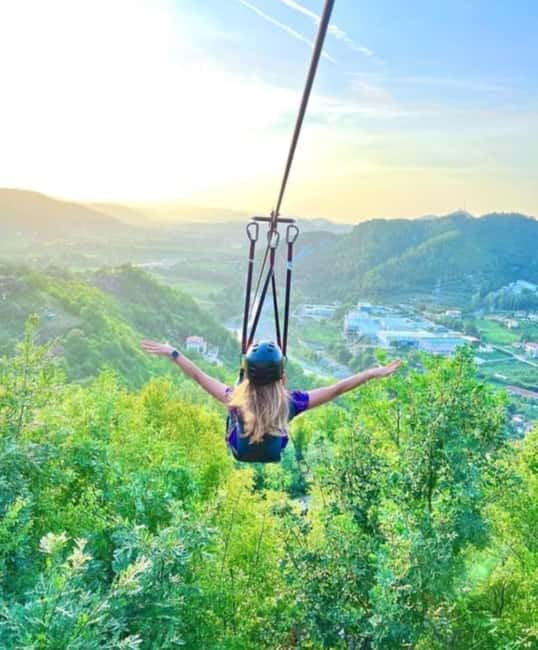 Durres/Golem: Zipline Albania and Petrela Castle - Key Points