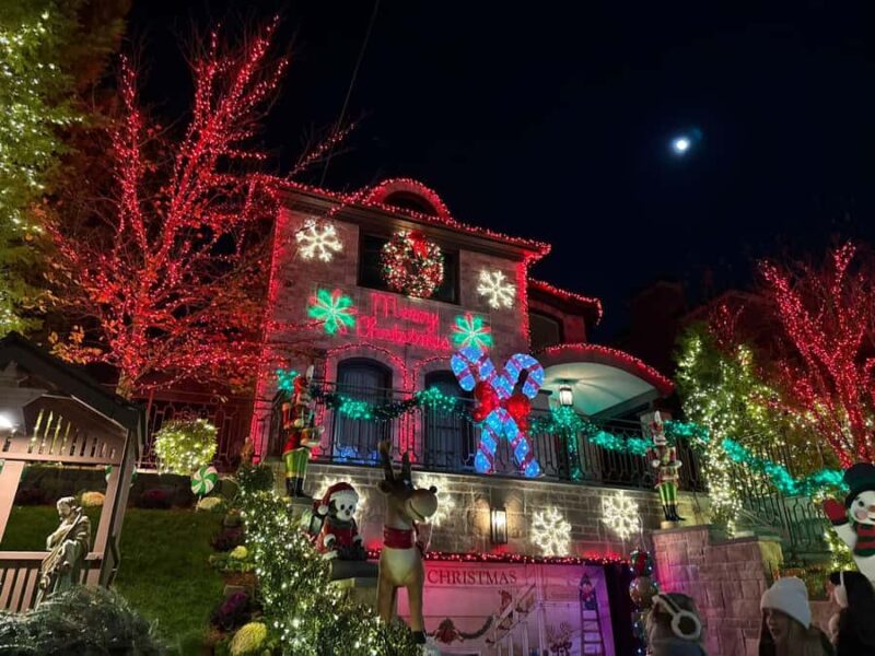 Dyker Heights Christmas Lights Bus Tour - The Tour Starts at Gastro Market in Midtown Manhattan