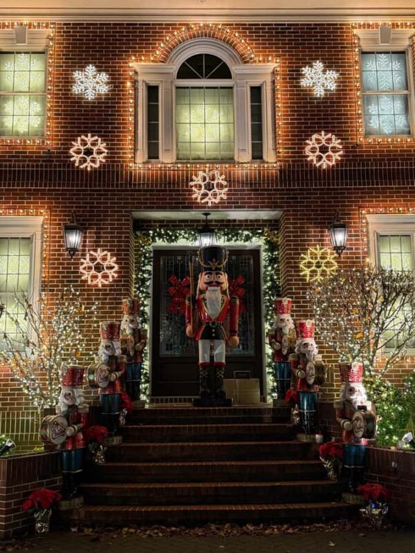 Dyker Heights Christmas Lights Bus Tour - Ending at Bryant Park and the Winter Village