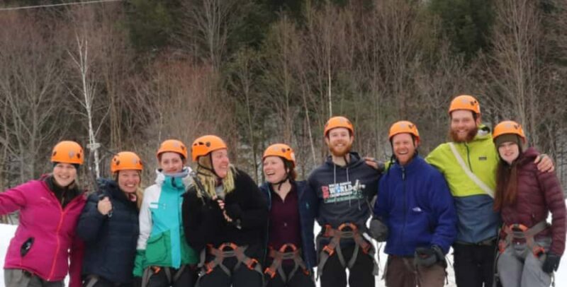 Dysart and Others: Ice Climbing in Haliburton Forest - The Ice Wall at West Shore Crag