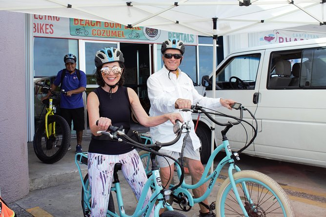 E-Bike City Tour though Cozumel & Taco Tasting Tour - Discover the Cathedral of Corpus Christi