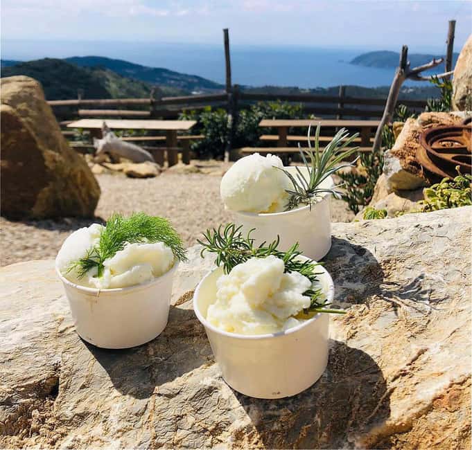 E-Bike & Snack with Goat Ice Cream on a Panoramic Hill on Elba Island - Exploring the Hilltop Farm’s Authentic Offerings