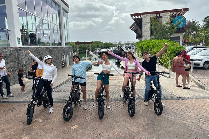 E Bike Tour - Explore Cancun Hotel Zone - Fun & Scenic Tour 1.5hr - The Convenience of the Meeting Point at Marina Kaybal