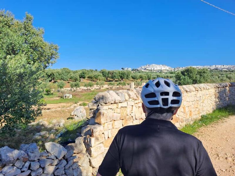 E-Bike Tour in Ostuni. Huge olive trees and a rock village - Walking Through Ostuni’s Historic Old Town