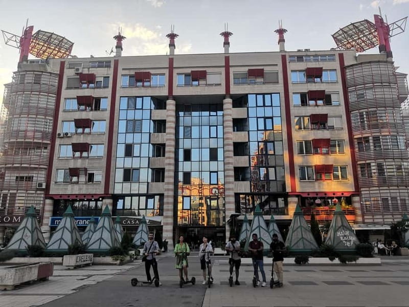 E Scooter Communist tour New Belgrade - The Modern Side of New Belgrade