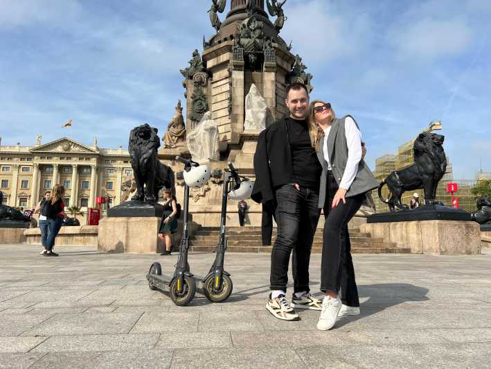 E-Scooter Guided Exploration of Barcelona - Key Points