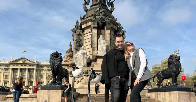 E-Scooter Guided Exploration of Barcelona - Gliding Along Barcelona’s Beaches and Olympic Harbor