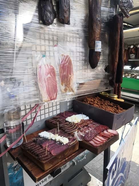 E-Scooter Serbian Food Tour - Tasting Traditional Dry Meat at Zemun’s Local Market