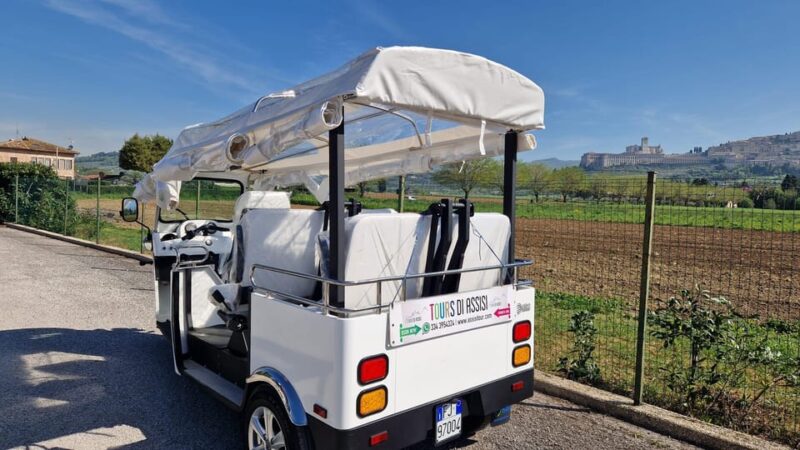 E - Tuk Panoramic Tour Assisi with audio guides - Guides Who Make History Come Alive