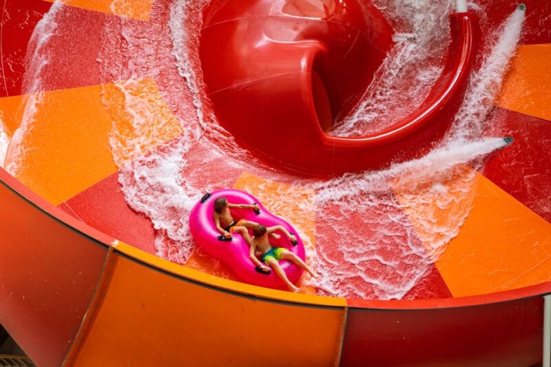 East Rutherford: Dreamworks Indoor Water Park Entry Ticket - World’s Longest Hydromagnetic Water Coaster and Major Slides
