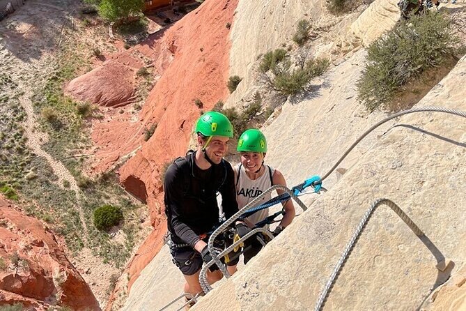 East Zion Via Ferrata & Rappelling Experience (1 Hr) - The Climb: Over 200 Feet of Vertical Ascent