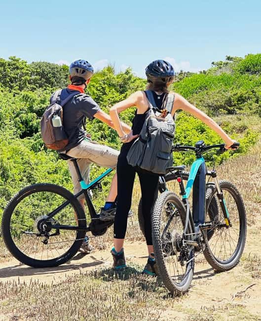 EBIKE Self-Guided Tour of the Adriatic Coast | Lecce, Grotta della Poesia, Otranto - Cycling Inside Cesine Nature Reserve