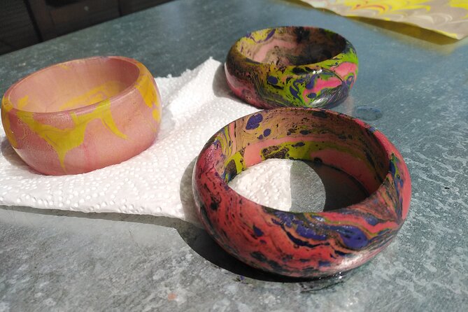 Ebru Marble Art / Ancient technique of marble painting on water - Flexibility and Weather Considerations