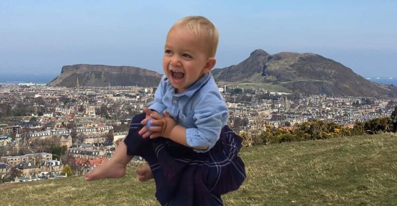Edinburgh: a Scottish experience for Children in German - Learning and Dancing at the Ceilidh