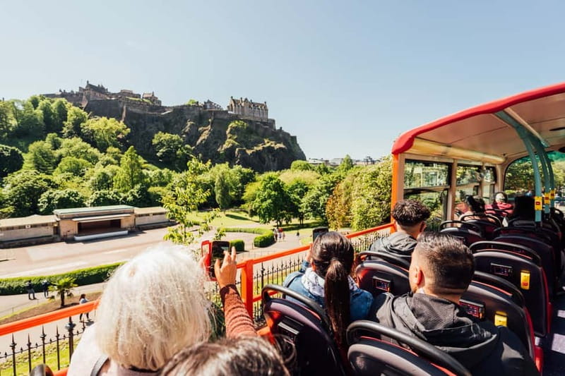 Edinburgh: Hop-On, Hop-Off Bus Tour City & Britannia Combo - Open-Top Bus Comfort and Expert Audio Commentary
