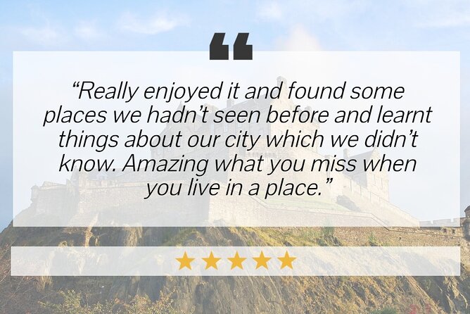 Edinburgh Quest: Self Guided City Walk & Immersive Treasure Hunt - Value and Booking Flexibility