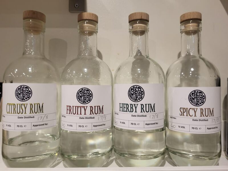 Edinburgh: Rum Distillation Workshop with Rum Tasting - Create Your Own 500ml Bespoke Rum Bottle
