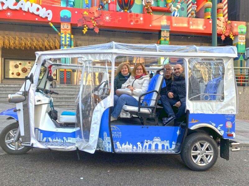 Effortless Madrid Historic Sights Tour by Electric Tuk-Tuk - Pass by Iconic Squares and Fountains: Plaza de Santa Ana and Cibeles
