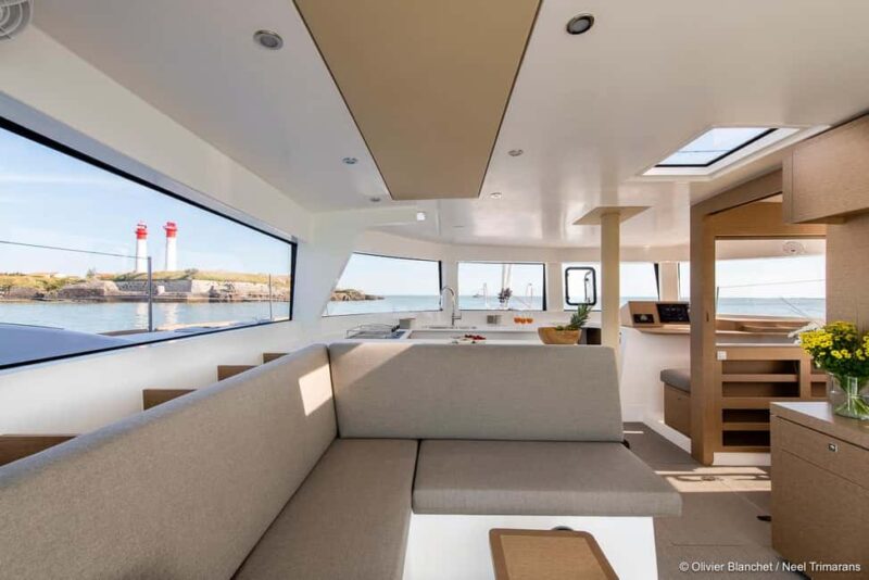 Egadi: Luxury Trimaran Charter with an On-Board Chef & Fresh Seafood - Sunset Return with Music and Finger Food