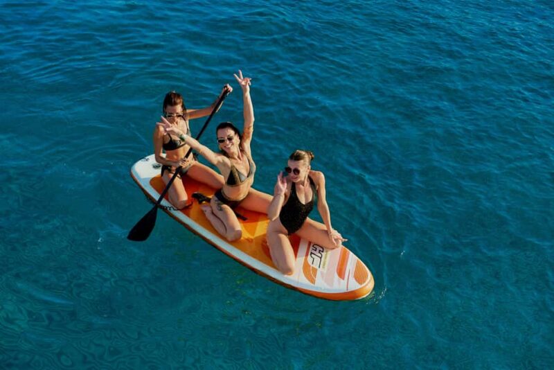 Elafonisi Sunset Catamaran: Snorkel, Paddle & Healthy Meal - Activities on Deck: Snorkeling, Paddleboarding, and Relaxing