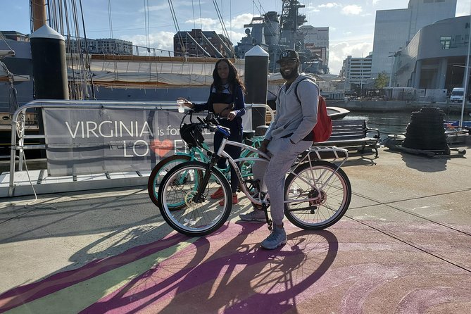 Electric Bike Rental Downtown Norfolk (self guided tour) - Key Points